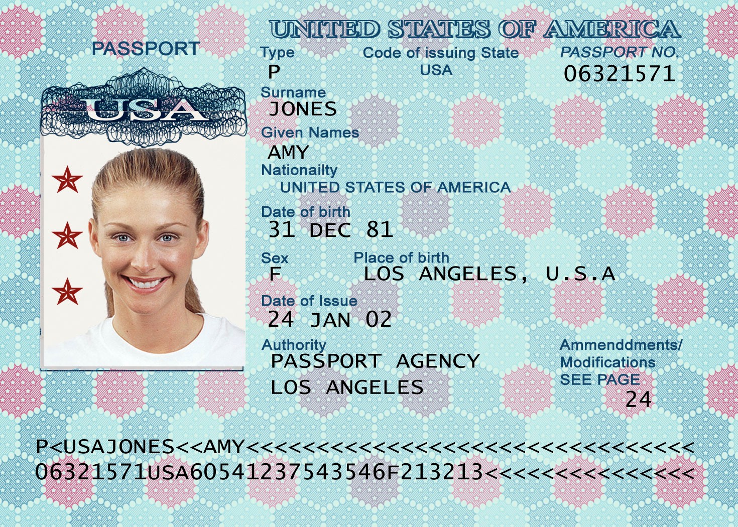 Passport prop for photo shoots.